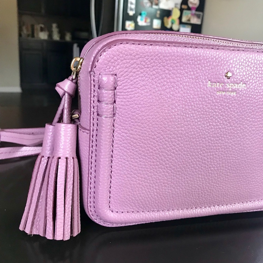 Kate spade ♠️ Arla Rum Raisin leather crossbody